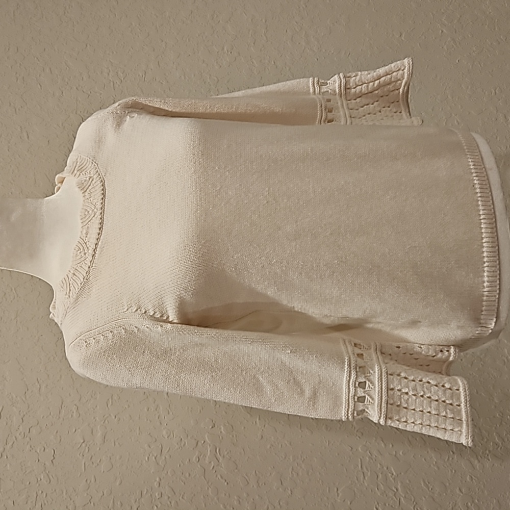 Loft Outlet off white sweater, size small